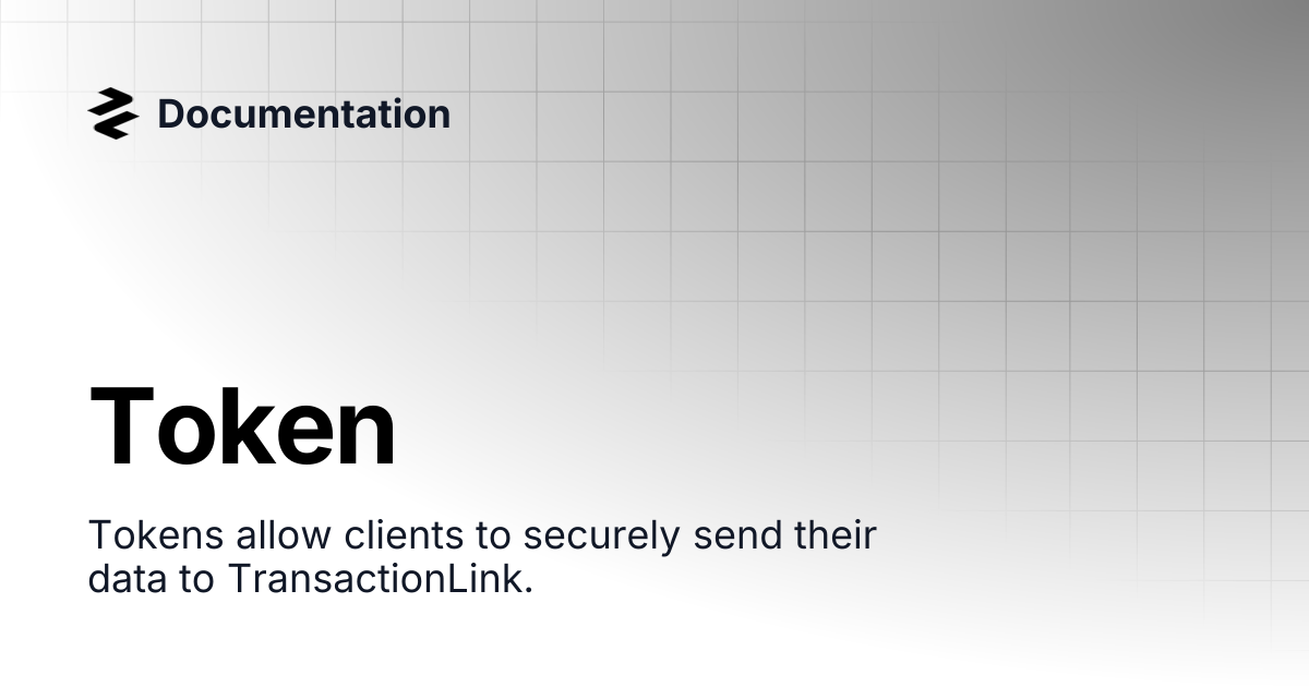 Token | V1 (deprecated) | Documentation