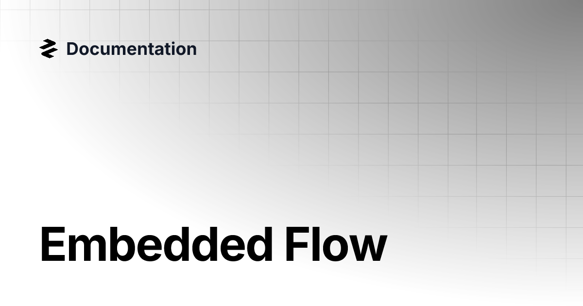 Embedded flow documentation